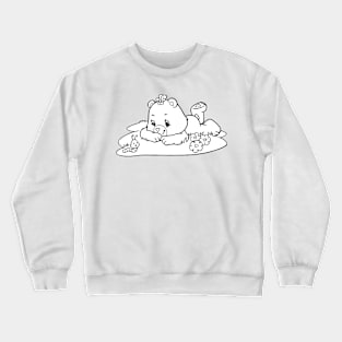 playing with caterpillars Crewneck Sweatshirt